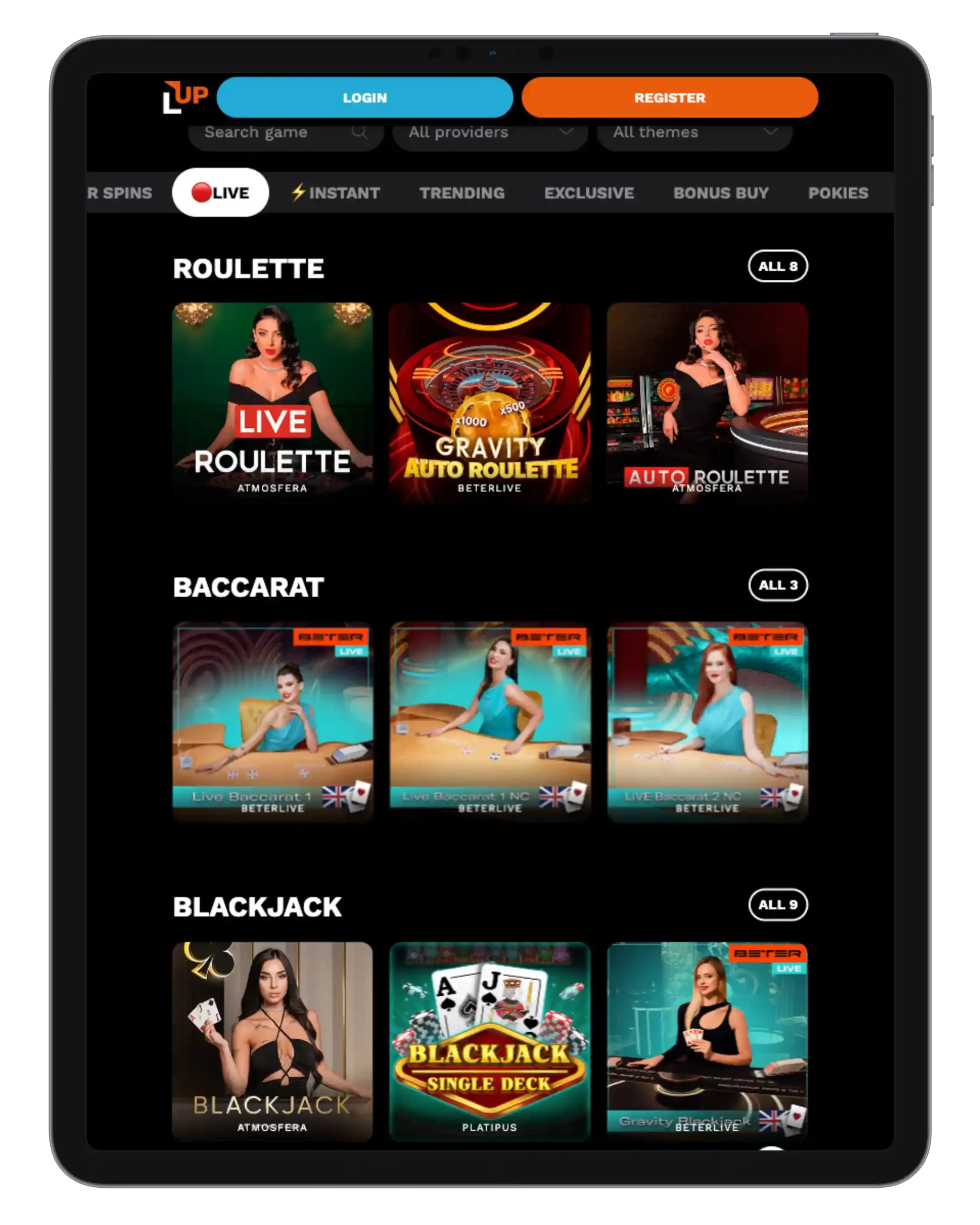 live casino