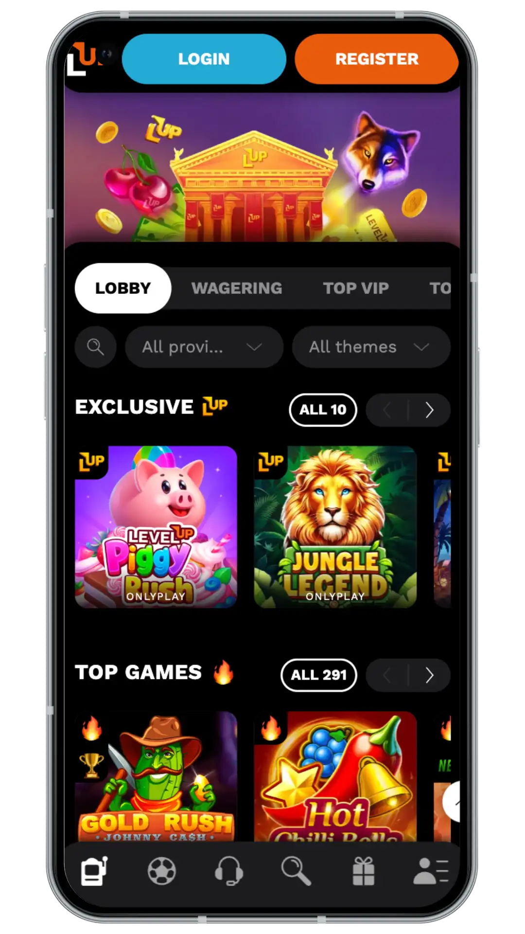 levelup login
